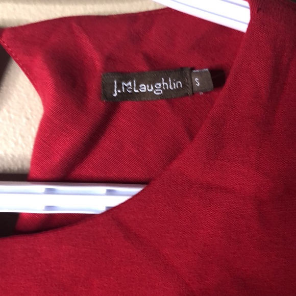 J McLaughlin red midi dress - Picture 3 of 6